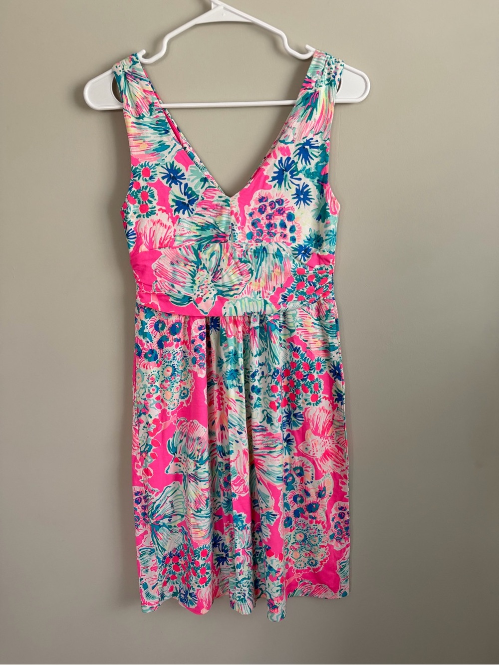 NWT Lilly Pulitzer Short Sloane Dress Tiki Pink Gypsea Pink Size S - Picture 6 of 10